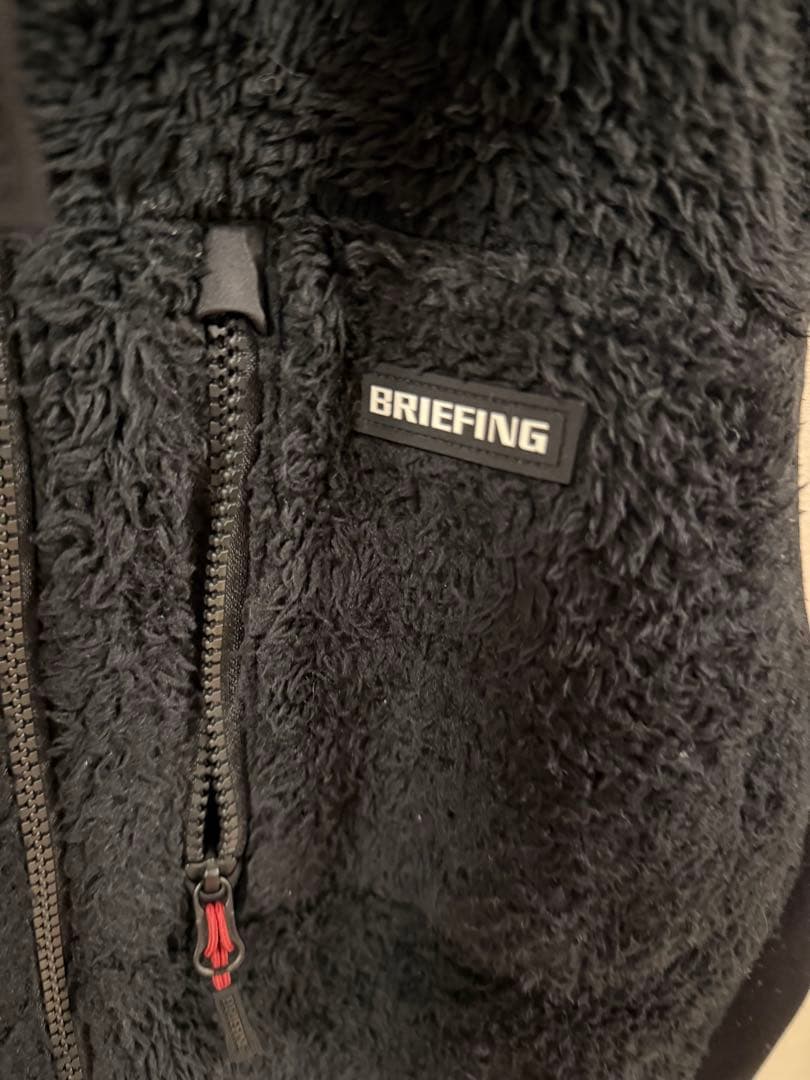 BRIEFING フリースベスト ブラック
