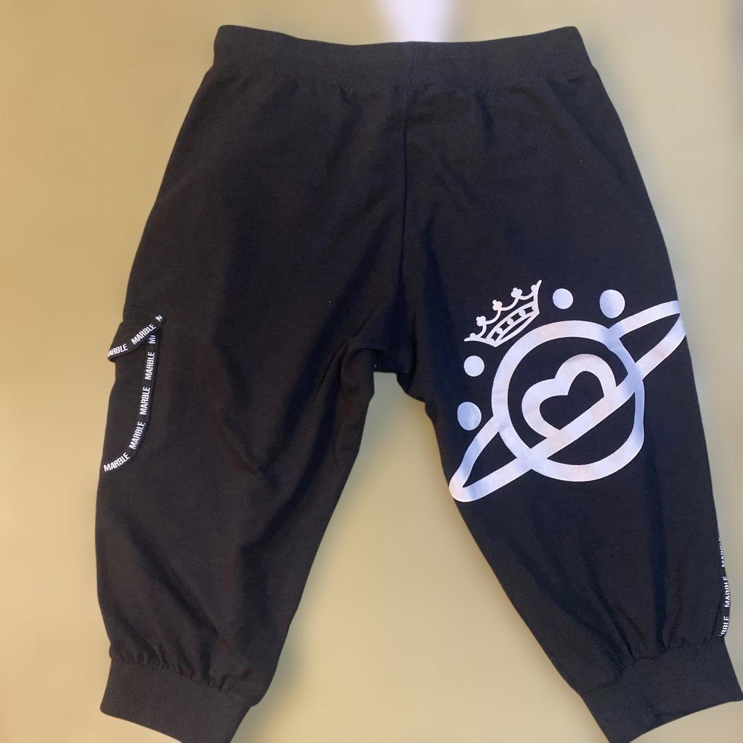 Marble フィットネスウエア　レディース ブラック パンツ M
