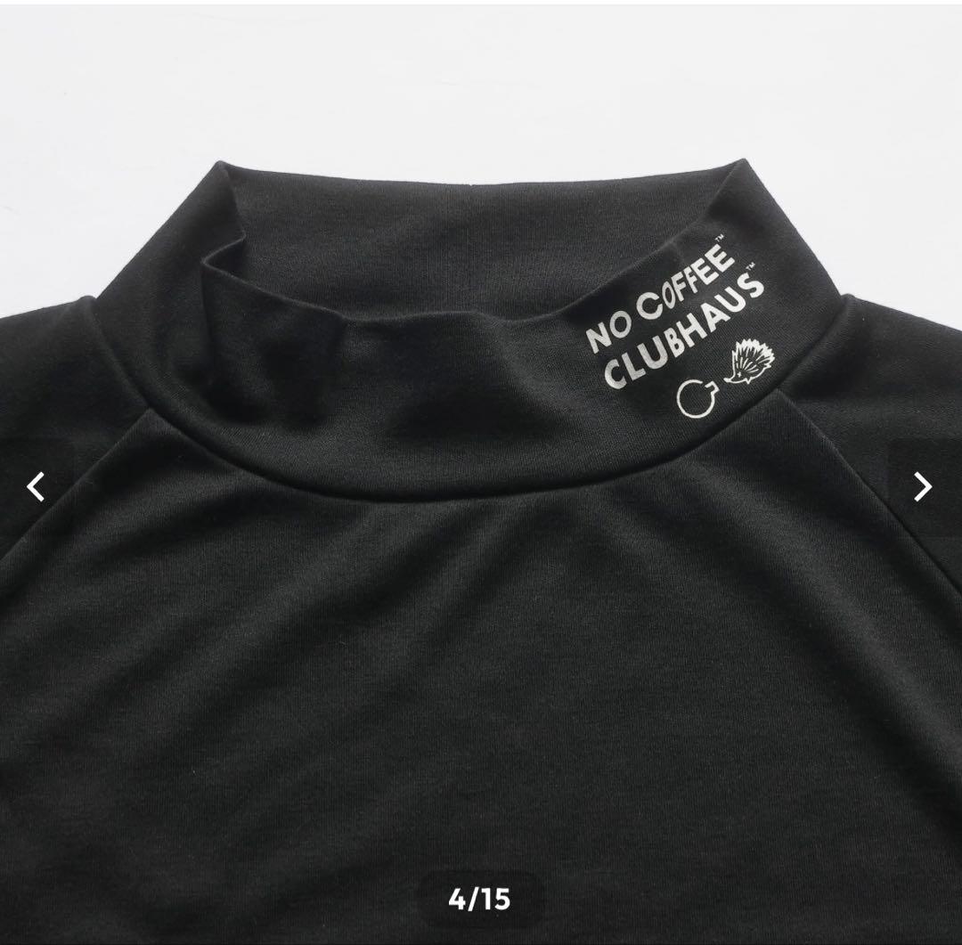NO COFFEE ×CLUBHAUS MOCKNECK S/S