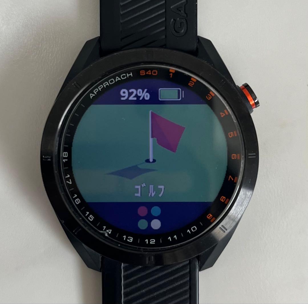 Garmin Approach S40 ブラック