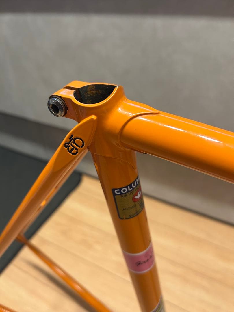 エディメルクス70年代希少ロードバイクフレームBB.ヘッドパーツ、クロモリ
