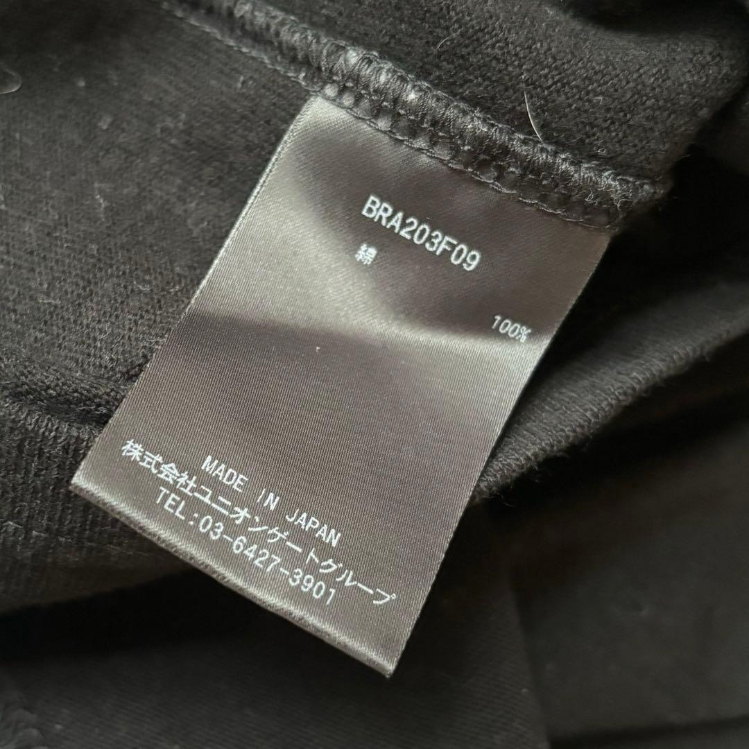 BRIEFING ブリーフィング クルーネック ラグラン 半袖Tシャツ ロゴ S