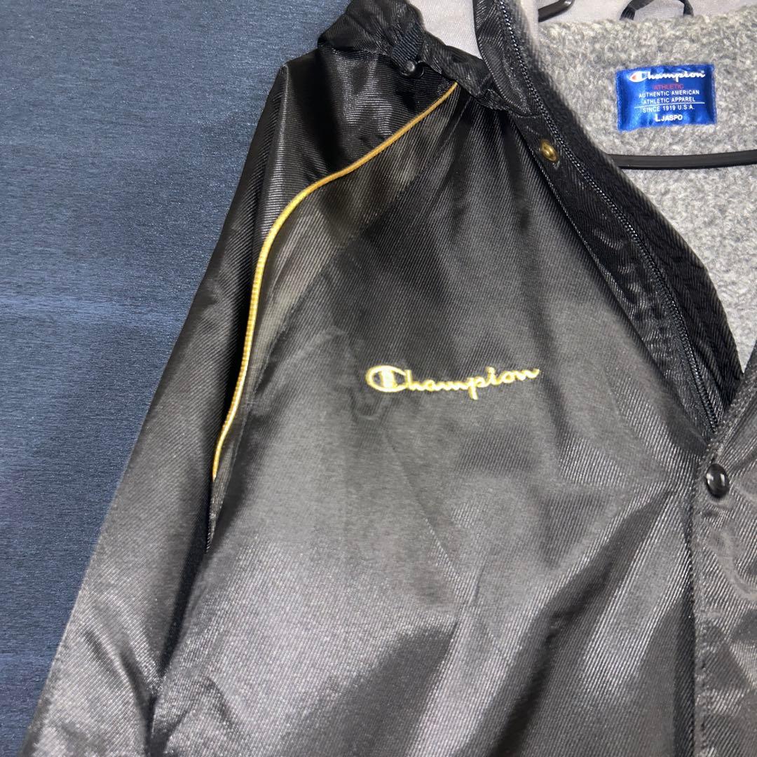 Champion ブラック ロングコート