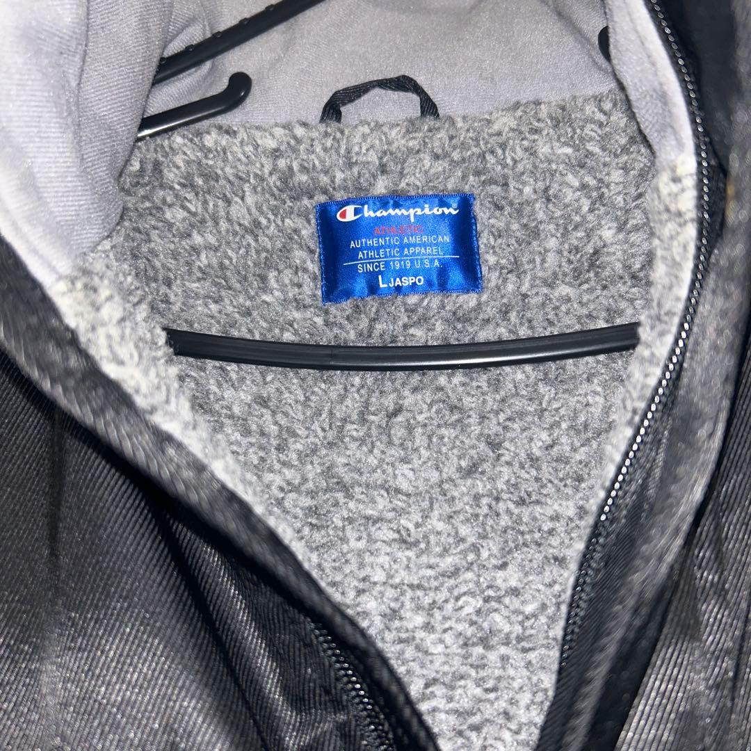 Champion ブラック ロングコート