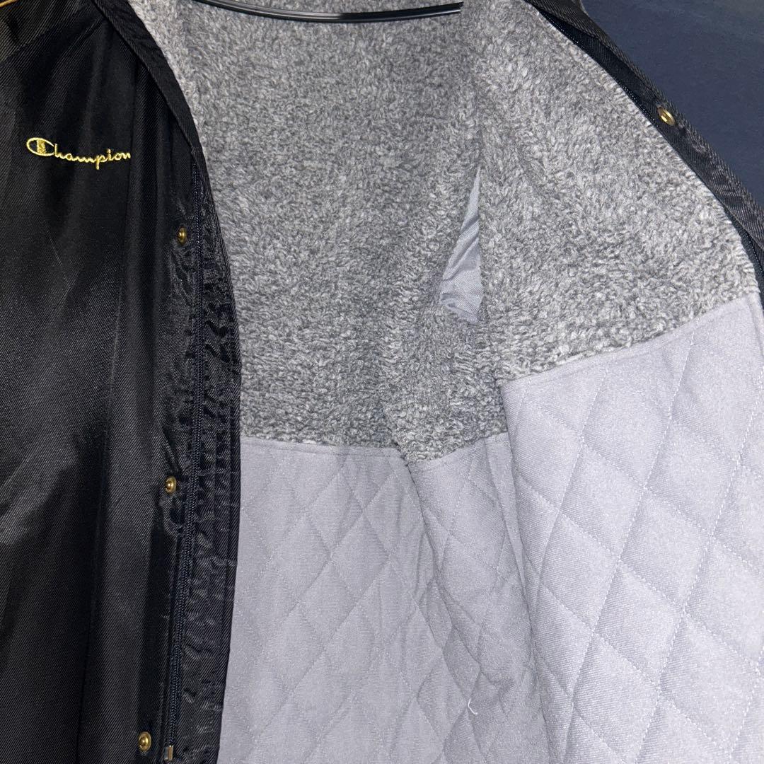 Champion ブラック ロングコート