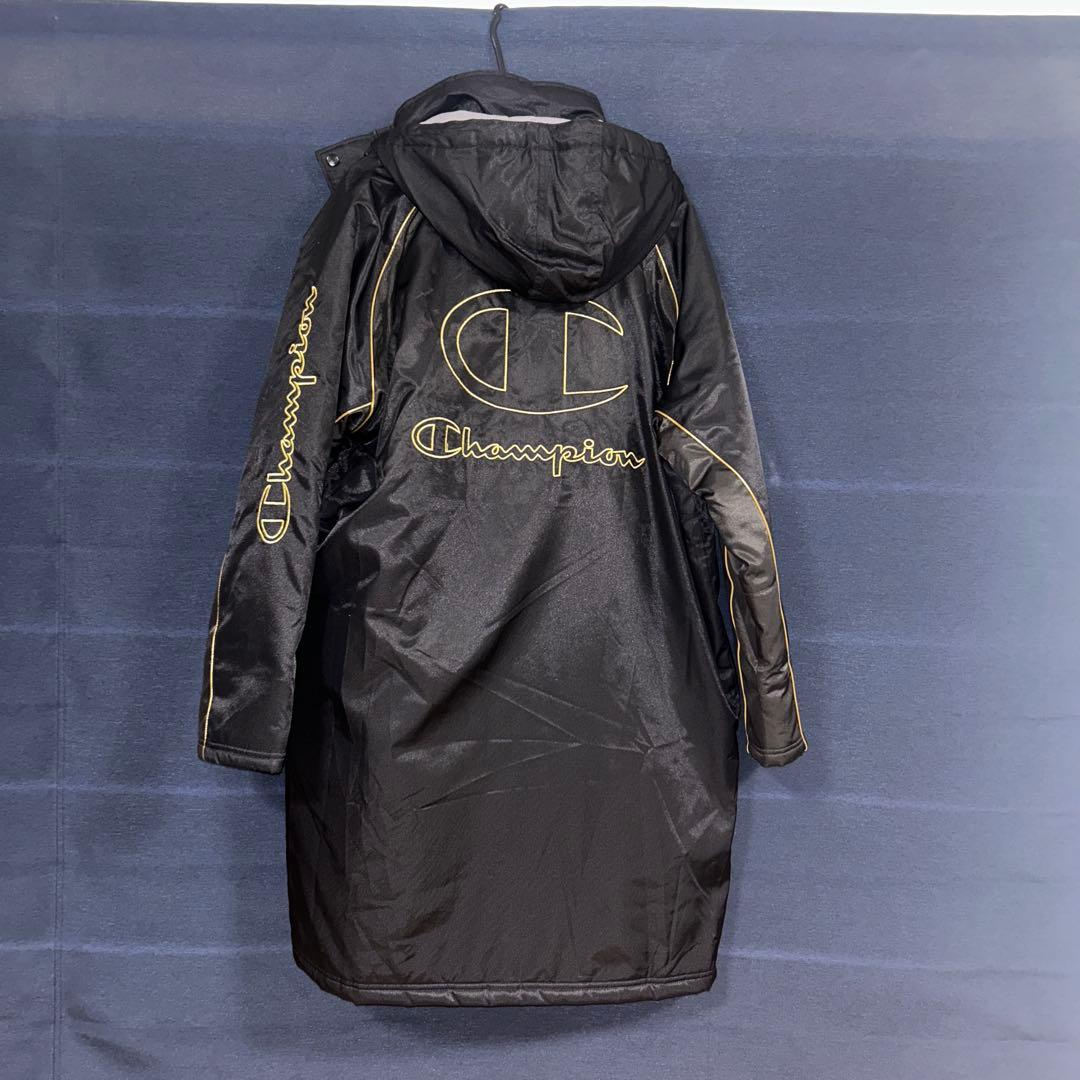 Champion ブラック ロングコート