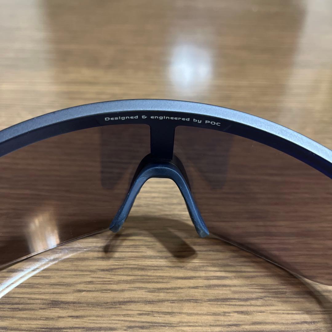 POC スポーツサングラス POC AIM ゴールドミラーレンズ　クリアレンズ