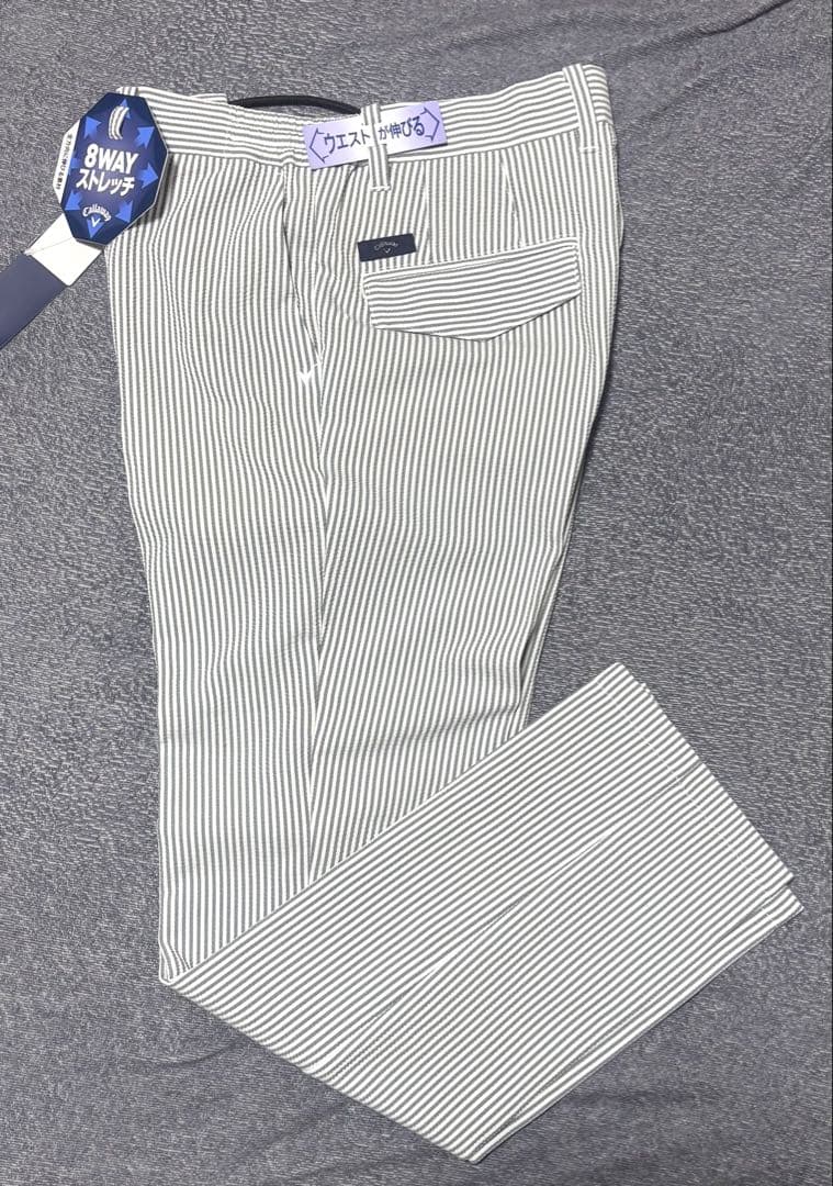 14300円★キャロウェイ 8WAYストレッチ シアサッカー パンツ★Ｌ