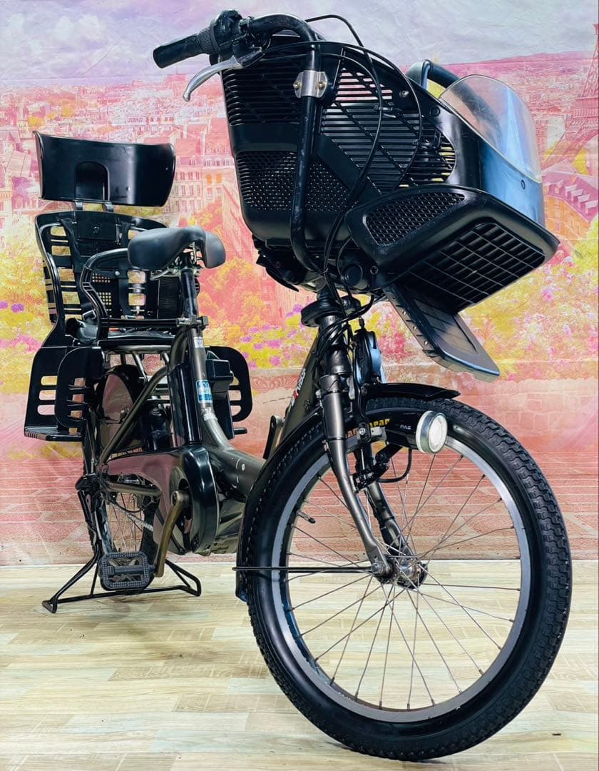 ZK3754 電動自転車 ヤマハ パスキス 子供乗せ 20インチ 送料無料
