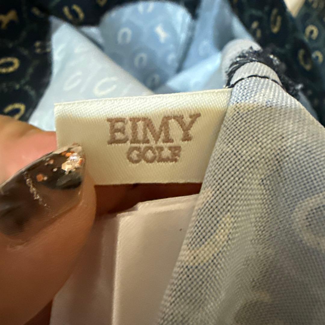 EIMI GOLF 馬蹄と動物柄の長袖ワンピース