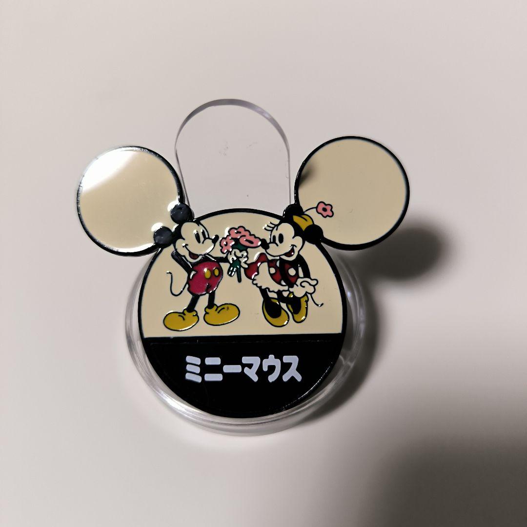 レア品　ディズニー開園当初　ミッキー　ミニー　缶バッチ　ビンテージ　昭和レトロ