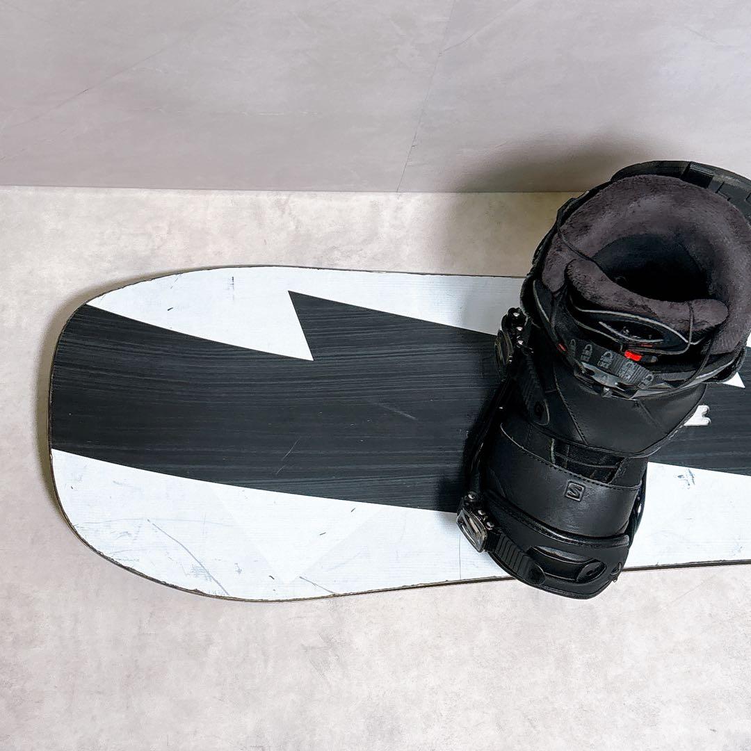 バートン CUSTOM＋Mission　135cm ボード　3点セット　Wax済