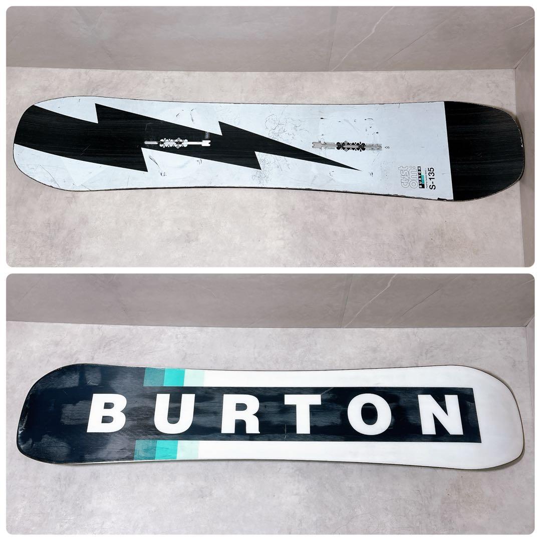 バートン CUSTOM＋Mission　135cm ボード　3点セット　Wax済
