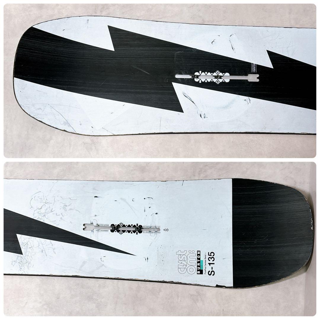 バートン CUSTOM＋Mission　135cm ボード　3点セット　Wax済