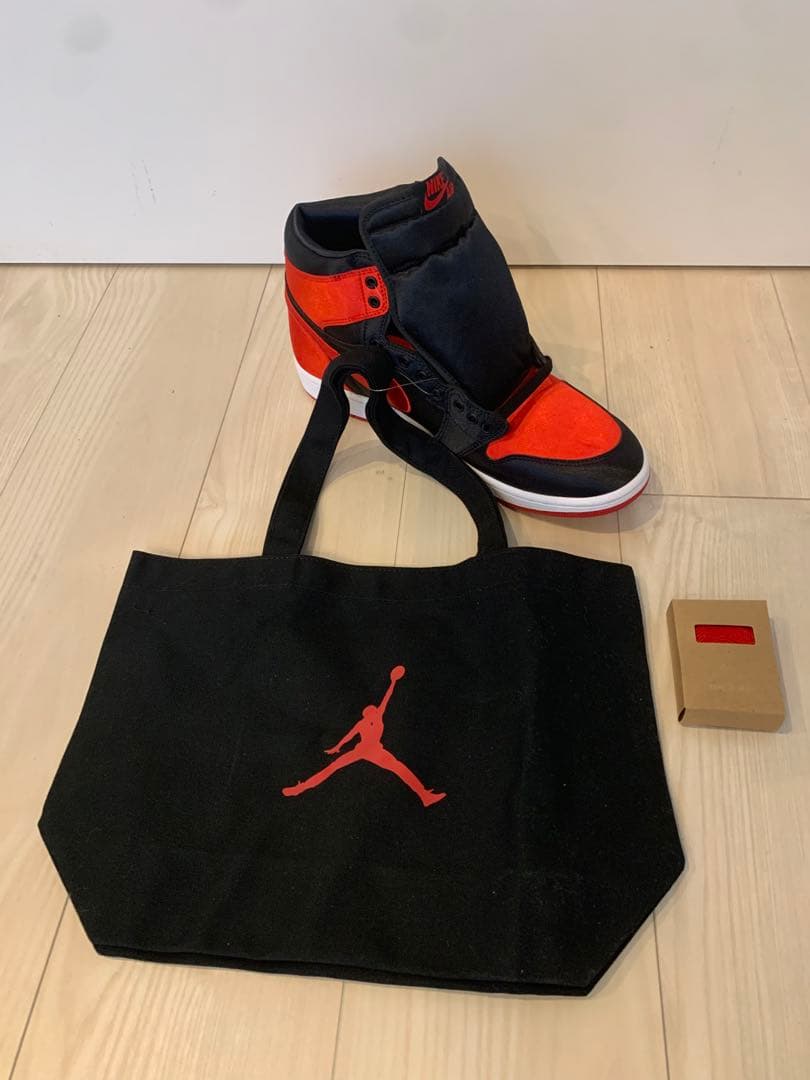 その他 Nike AirJordan1 RetroHighOG \"Satin Bred\"