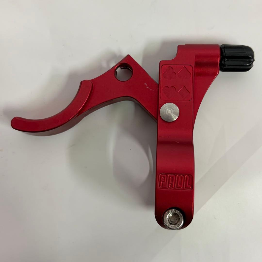 PAUL cross lever ブレーキレバー レッド