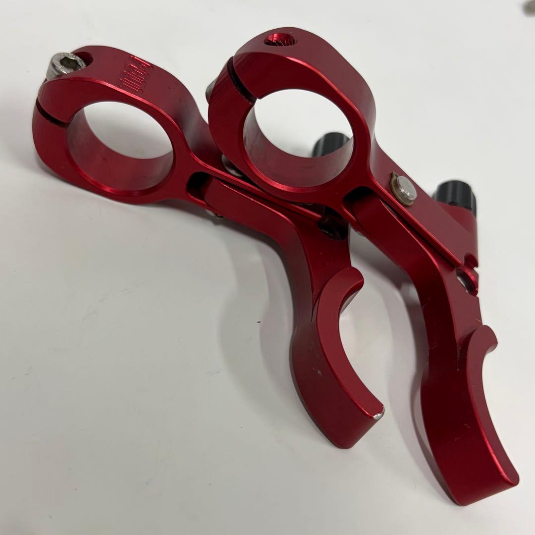 PAUL cross lever ブレーキレバー レッド