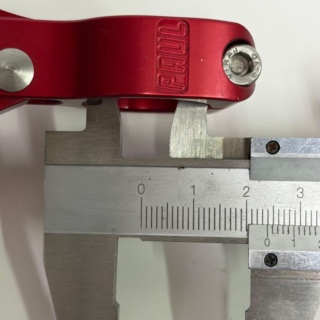 PAUL cross lever ブレーキレバー レッド