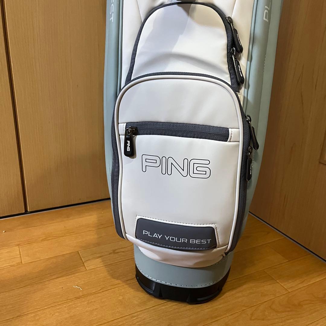 【極美品】PING キャディバッグ グレー CB-P211