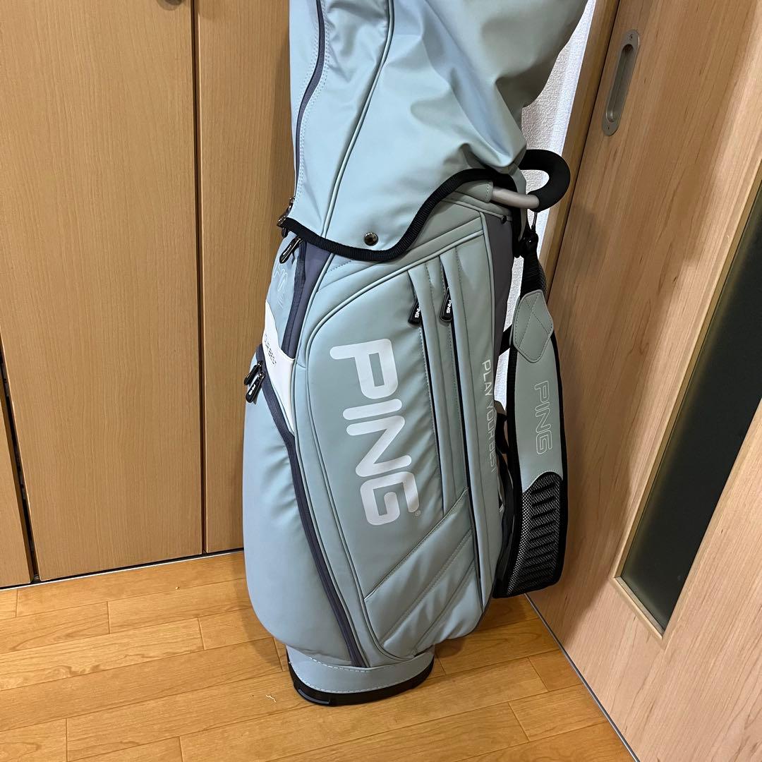 【極美品】PING キャディバッグ グレー CB-P211