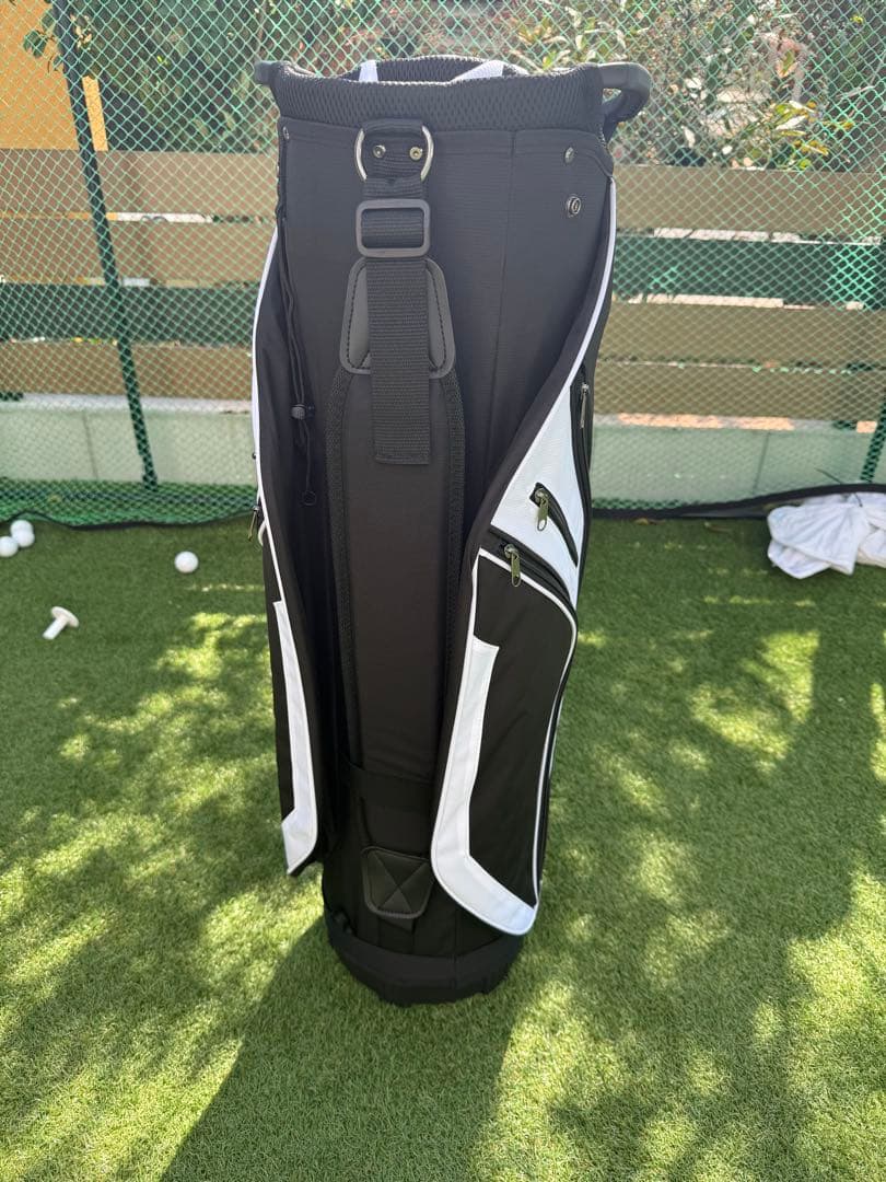 新品 Livsin Golf キャディバッグ ゴルフ9.5型 軽量 ホワイト