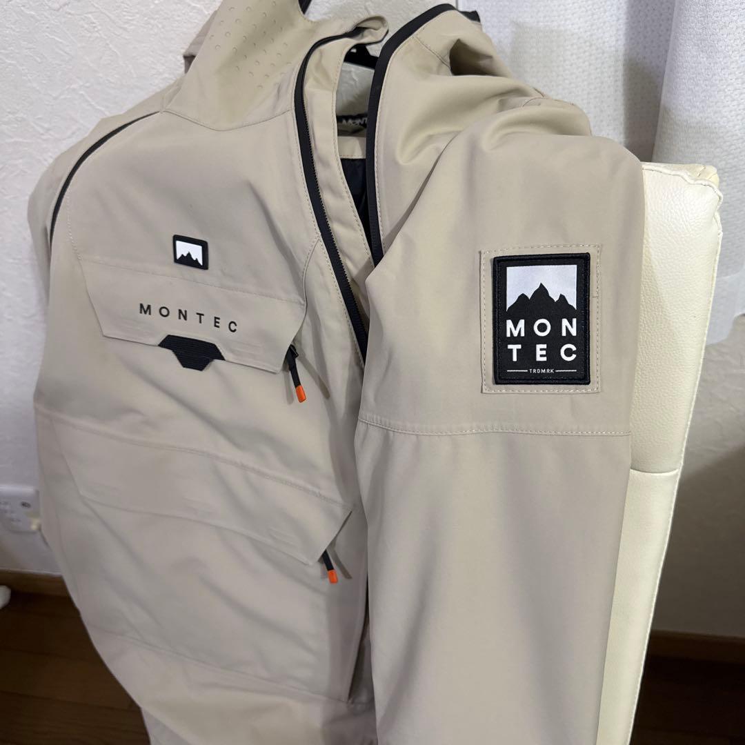 MONTEC スキースノーボードウェア　上下セット　Sand Sサイズ