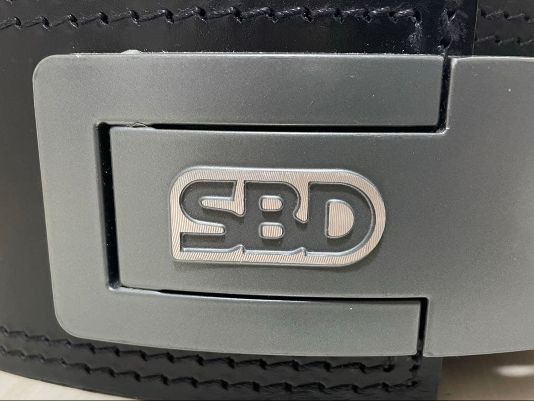 SBD パワーリフティングベルト 黒赤　Lサイズ