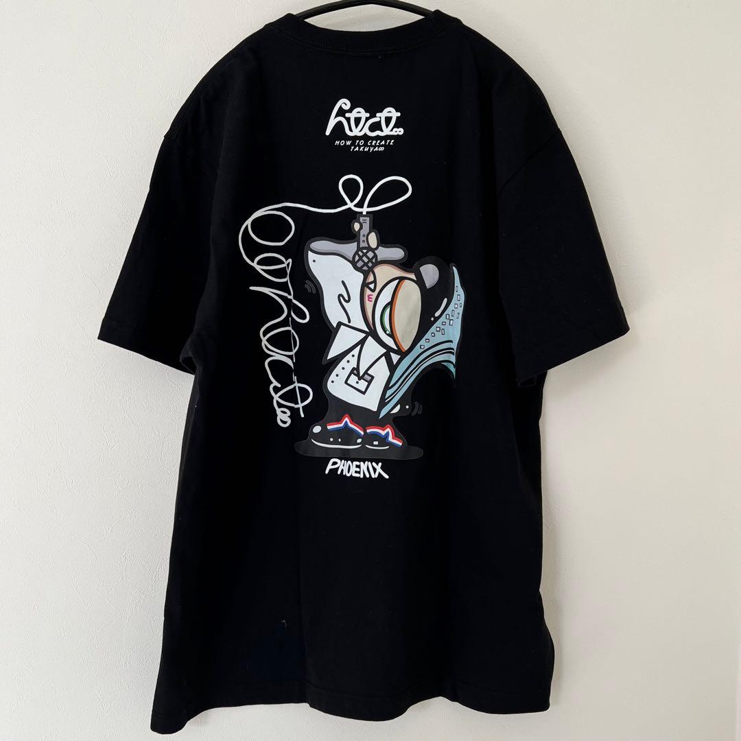 【TAKUYA∞の創り方】PHOENIX君Tシャツ/ブラック　L