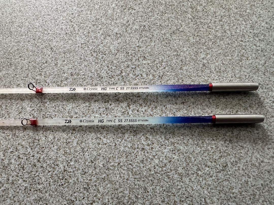 クリスティアワカサギ穂先　HG TYPEC SS 27.5sss 2本セット