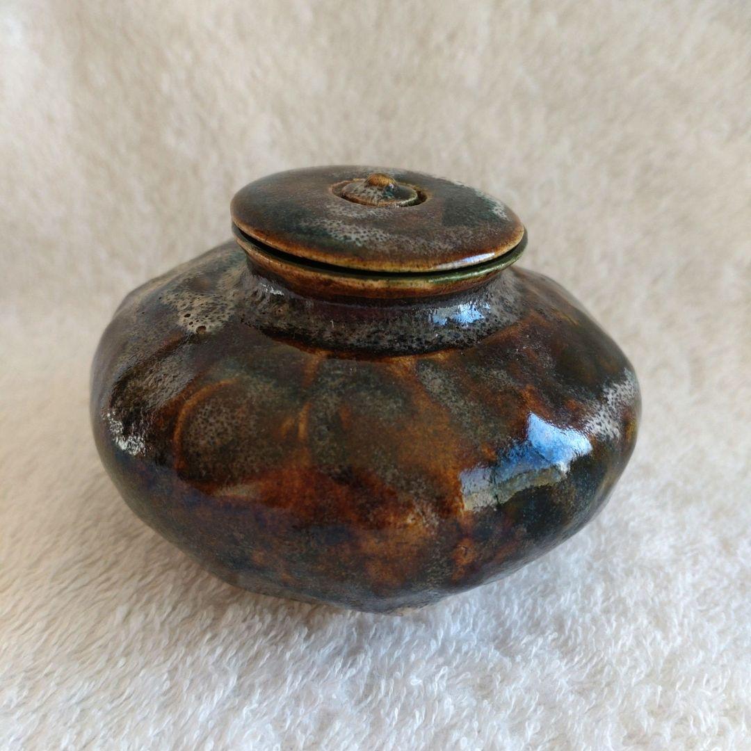 陶器　茶道具　茶器　替え茶器　共蓋　丹入造　紙箱