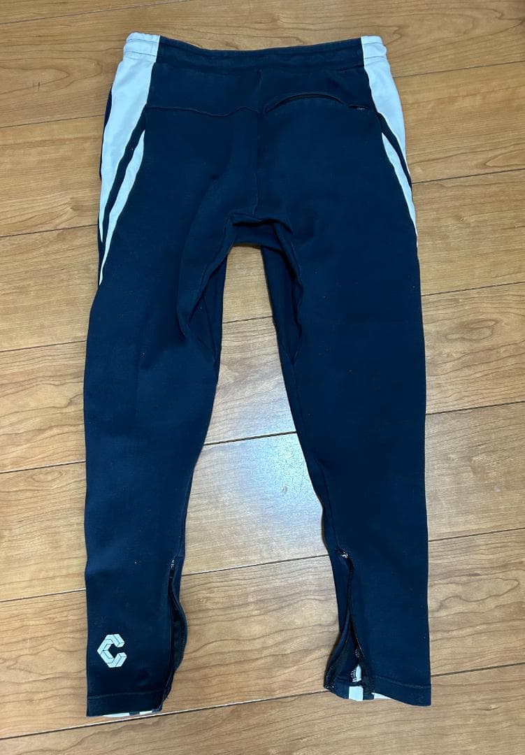 CRONOS ストレッチパンツ ネイビー