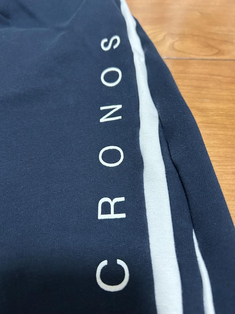 CRONOS ストレッチパンツ ネイビー