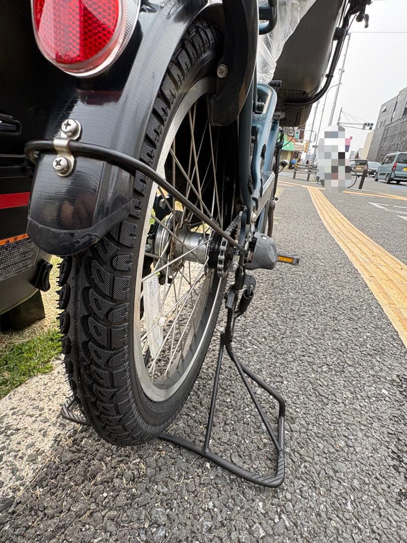 032中古ブリヂストンビッケ電動アシスト自転車　12Ah 大阪