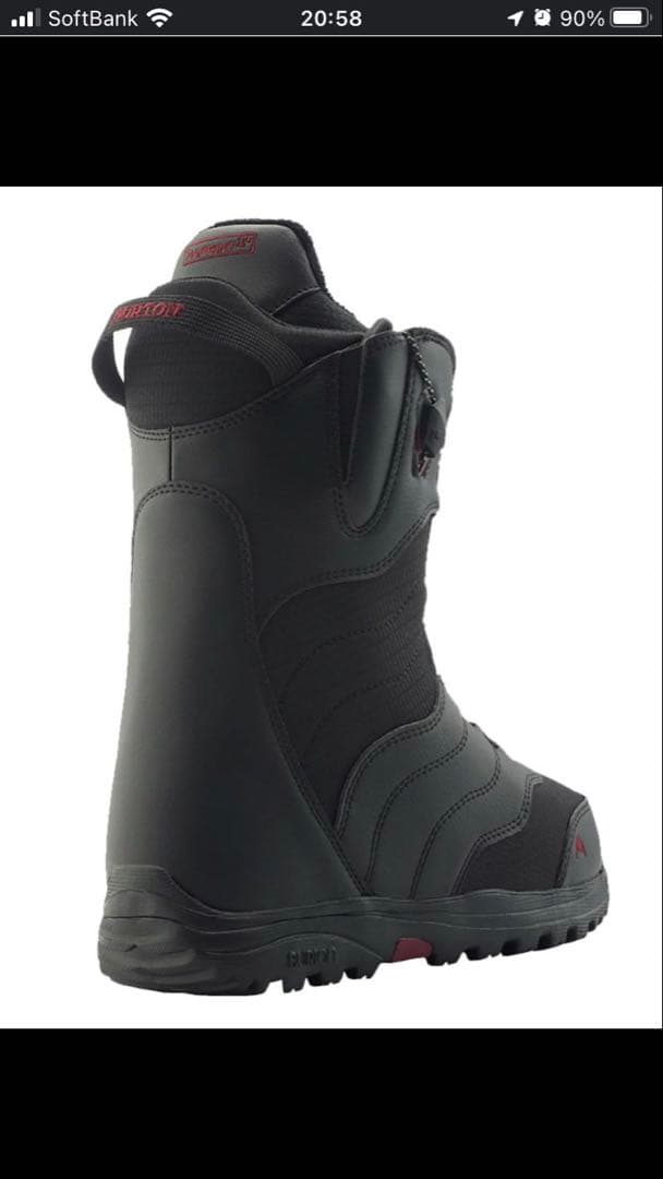 送料込み‼️BURTON MINT ブラック スノーボードブーツ