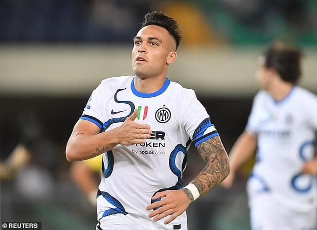 NIKE 正規品 インテル 21/22 Lautaro アウェイ ユニフォーム