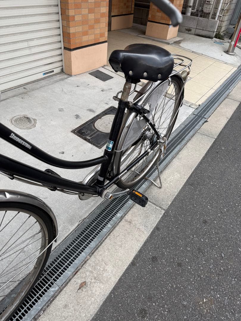 218 自転車 大阪市 【引取り限定】 27インチ 美品 変速付き