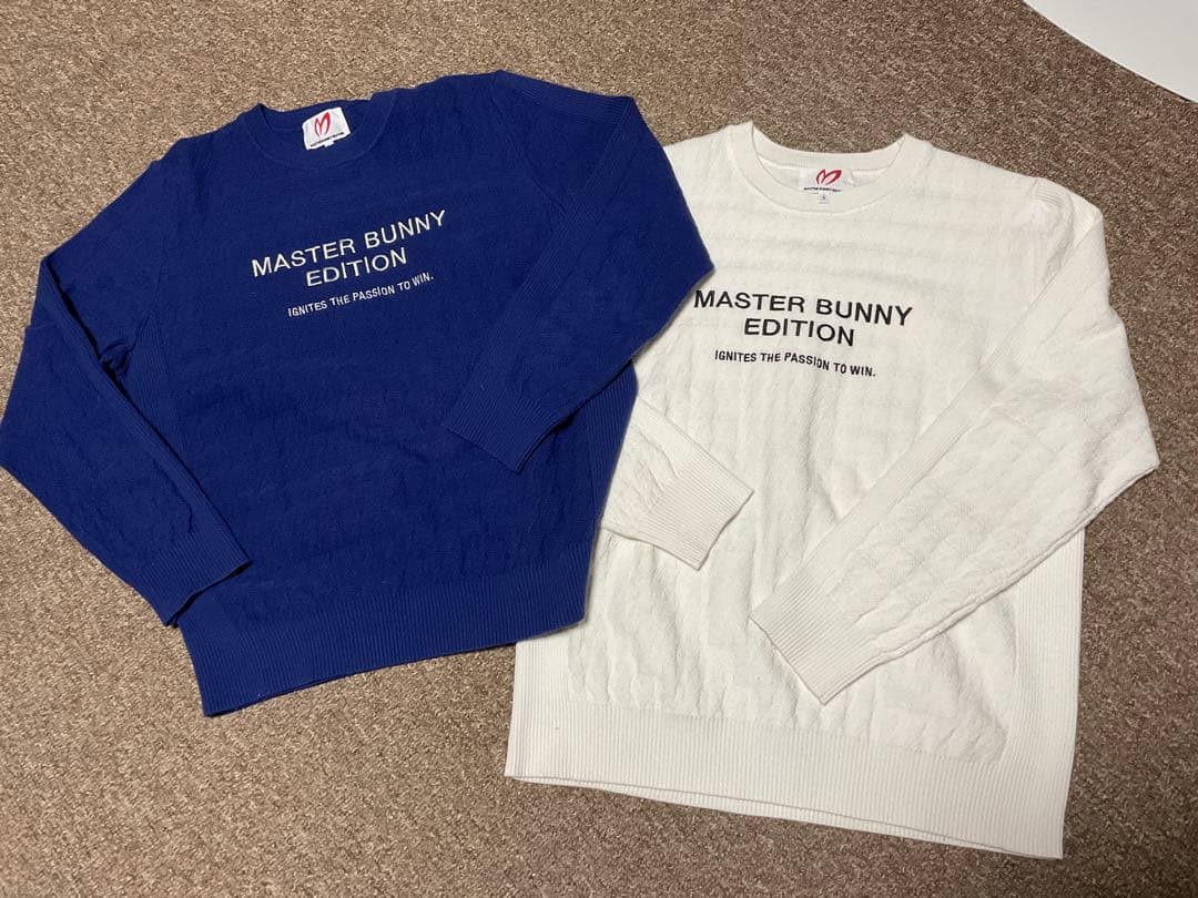 MASTER BUNNY EDITION クルーネックニット2色セット
