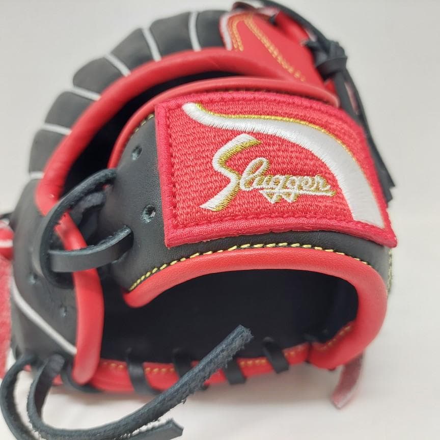 久保田スラッガー 少年軟式グローブ LT25-GJ4 J6A型 レッド×ブラック