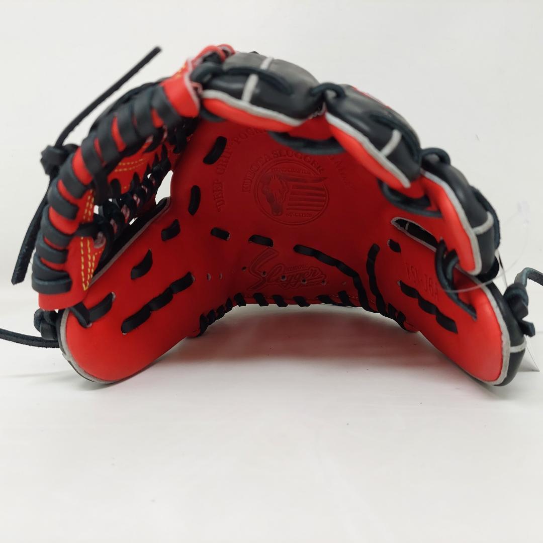 久保田スラッガー 少年軟式グローブ LT25-GJ4 J6A型 レッド×ブラック