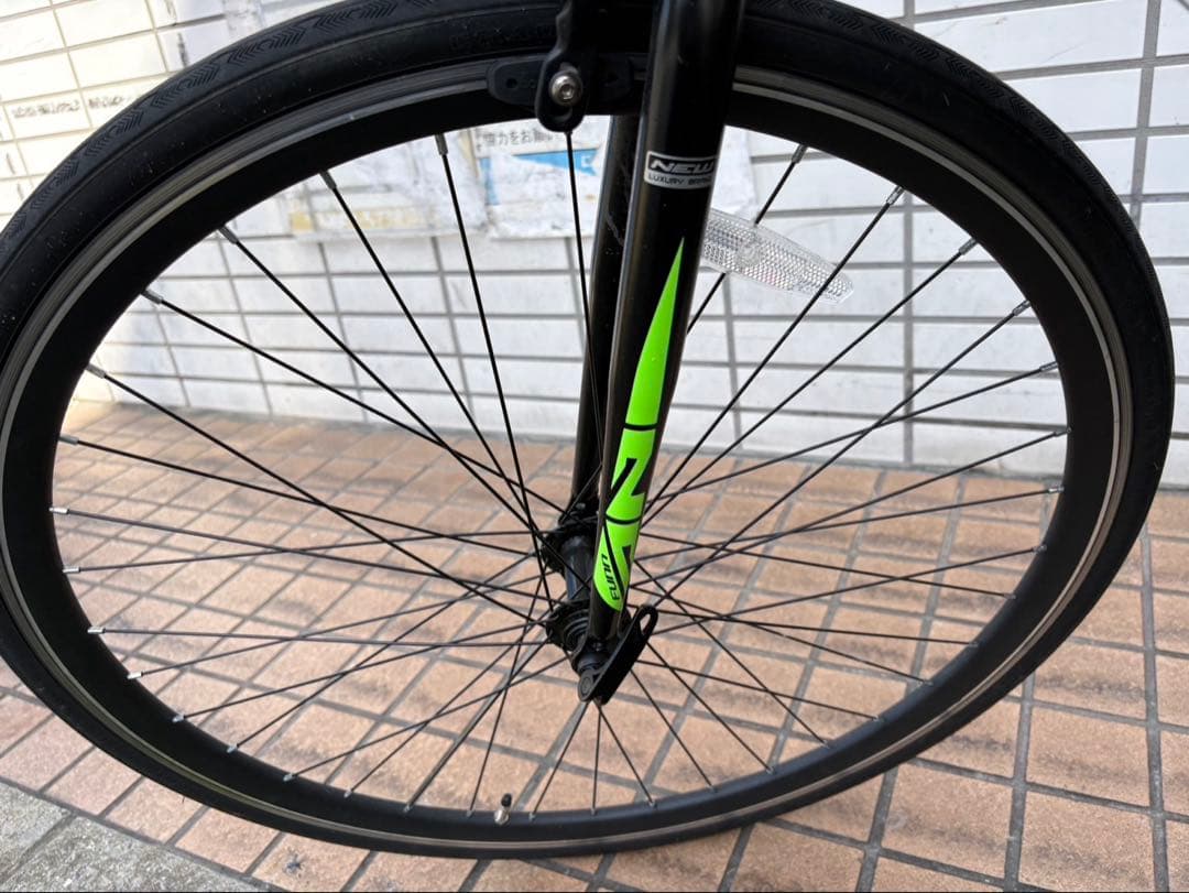 SHIMANO Couped クリンチャータイヤ ブラック/グリーン