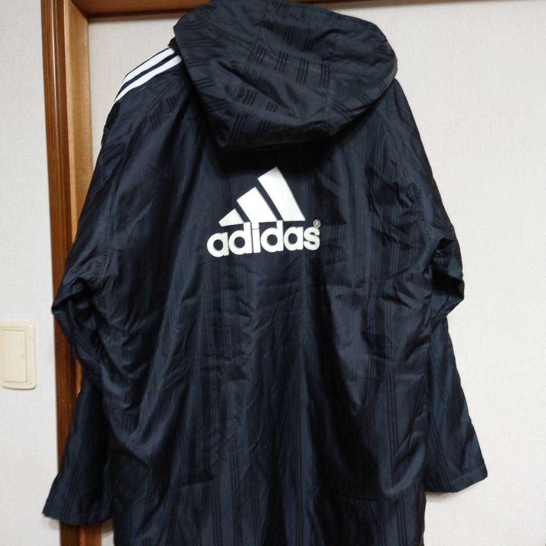 新品 メンズ Lサイズ adidas アディダス　ロングダウン ベンチコート