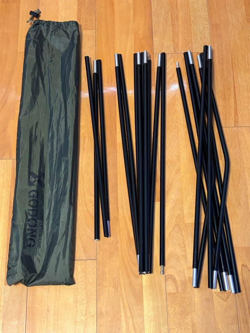 CAMVIL GODONG2.0 カーキグリーン フライシート グランドシート付