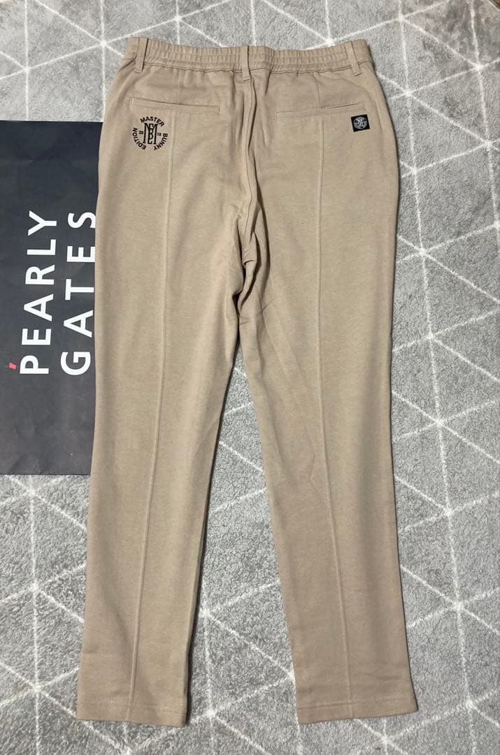 新品 パーリーゲイツ マスターバニー レーヨン裏毛ストレッチパンツ(5)サイズL