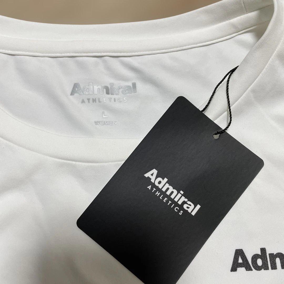 ADMIRAL ATHLETICS レディースメッシュテープラインL/S TEE