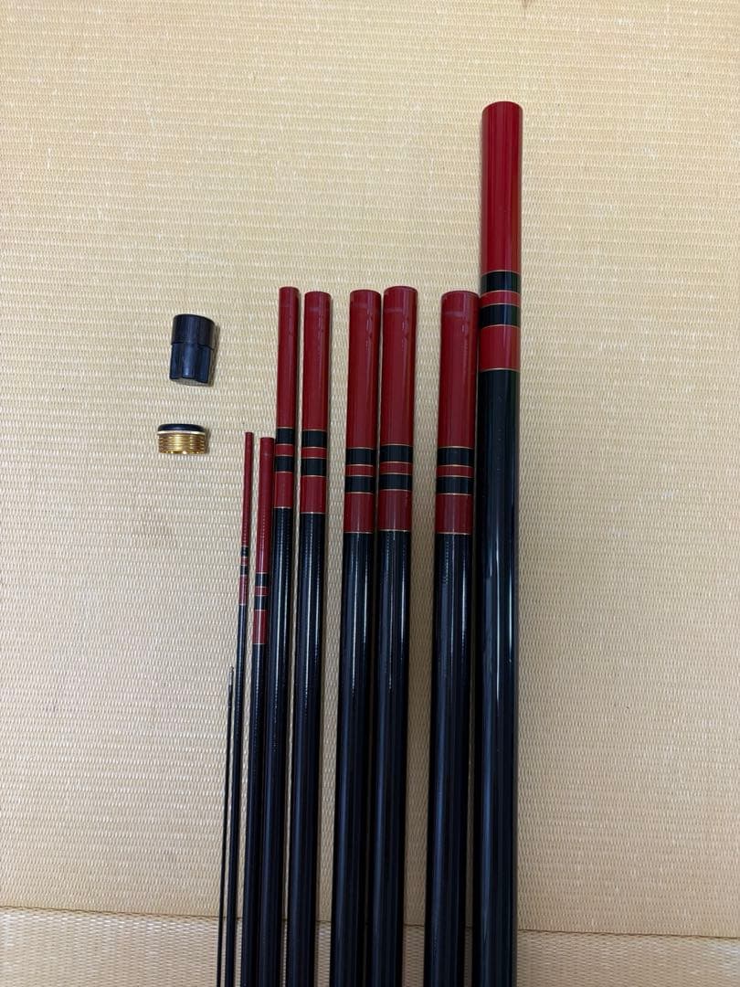 がま鮎　Pured 硬中硬　95 ガマカツ　竿　ロッド