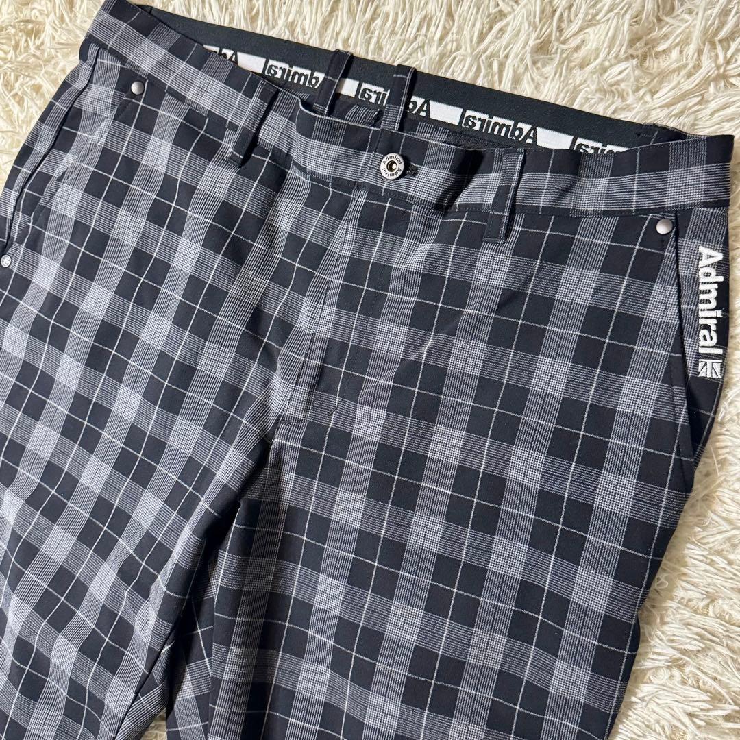 【美品】アドミラル　ゴルフ　チェック　 パンツ XLサイズ