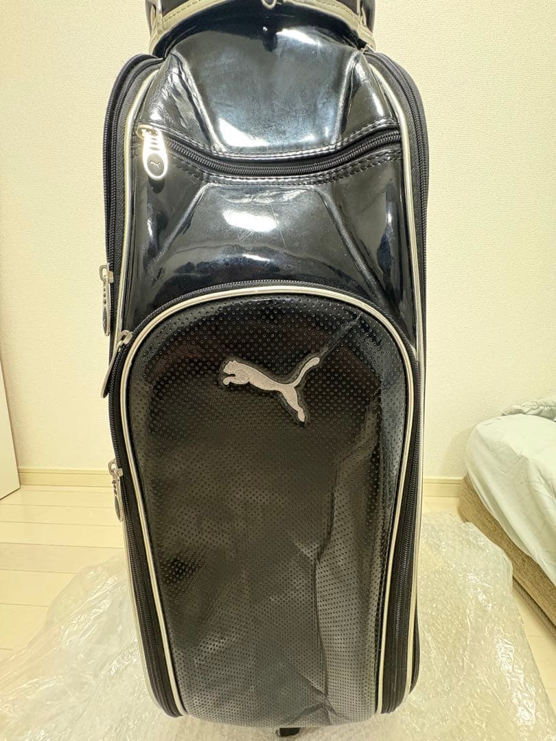 【状態良好】PUMA ゴルフバッグ ブラック　キャディバッグ