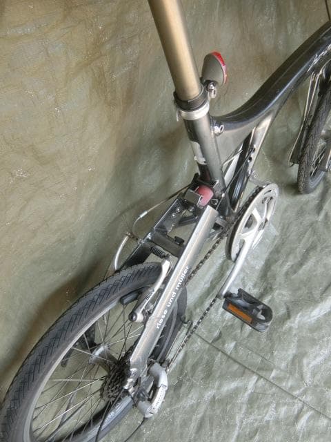 116：RM　BD-1 折畳自転車 ジャンク　引取限定：埼玉県所沢市