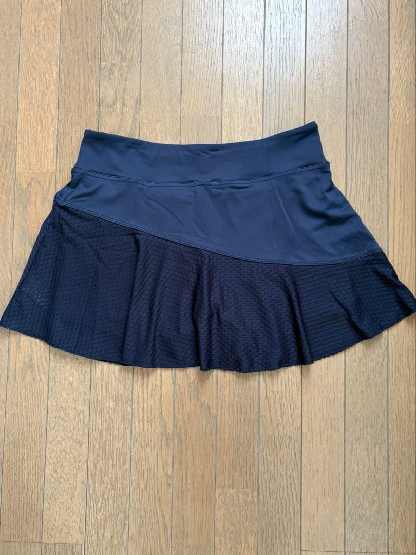 lija スコート　スカート 海外Ｓ　ネイビー