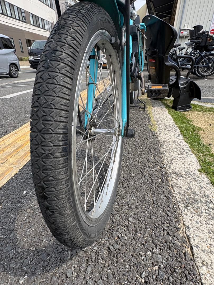 075中古 Panasonic電動アシスト自転車　8Ah 大阪